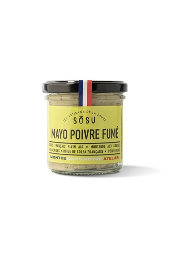 [PF012] Mayo poivre fumé (pot 165mL)